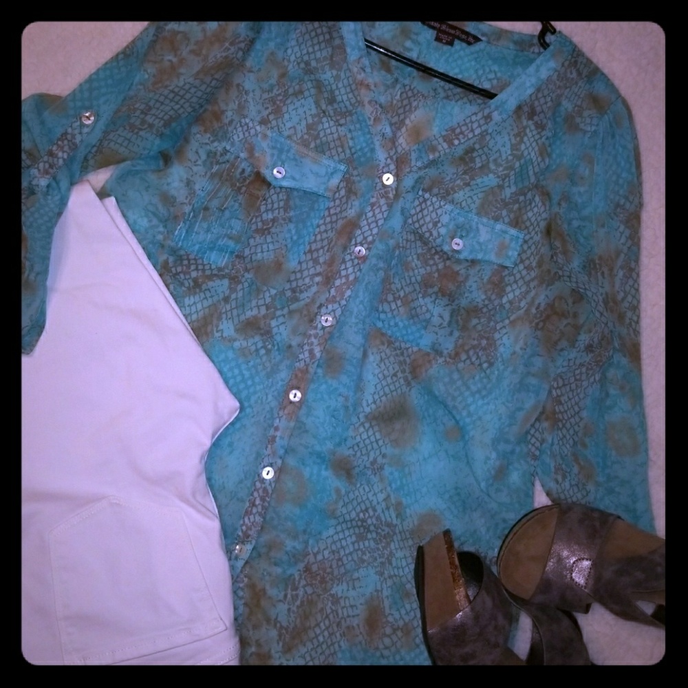 Women's Snake print blouse